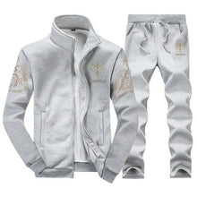 Load image into Gallery viewer, Men&#39;s Sportswear Sets 2019 Spring Autumn Male Casual Tracksuit Men 2 Piece Zipper Sweatshirt + Sweatpants Brand Track Suit Set