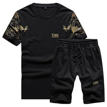Load image into Gallery viewer, Men&#39;s Sportswear Sets 2019 Spring Autumn Male Casual Tracksuit Men 2 Piece Zipper Sweatshirt + Sweatpants Brand Track Suit Set