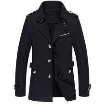 Load image into Gallery viewer, BOLUBAO Fashion Brand Men Trench Coats Autumn Winter Solid Color Slim Fit Mens Trench Jackets New Casual Trench Jacket Male